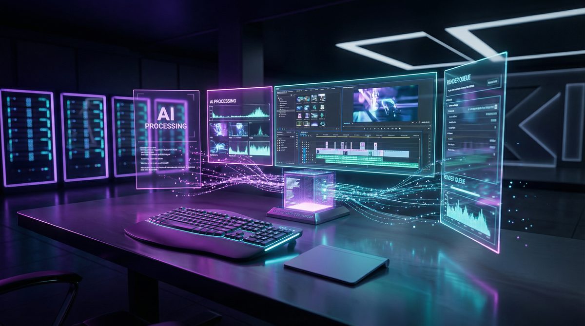 黄色仓库 AI视频剪辑工作台