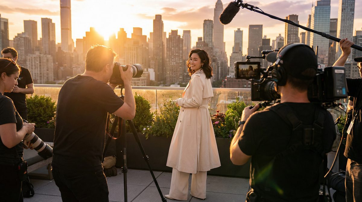 黄色仓库时尚写真视频